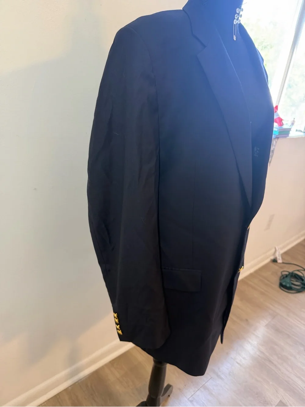 Ralph Lauren Navy Blazer with Gold Buttons